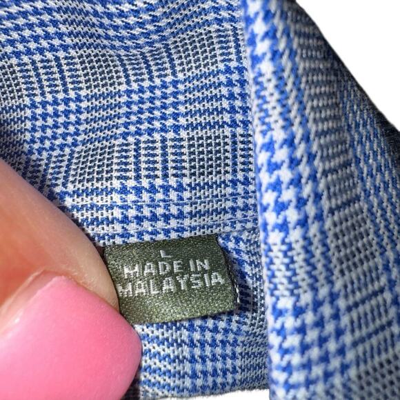 Orvis Sz L Plaid Button Down Shirt Business‎ Casual Workwear Preppy - Picture 4 of 9